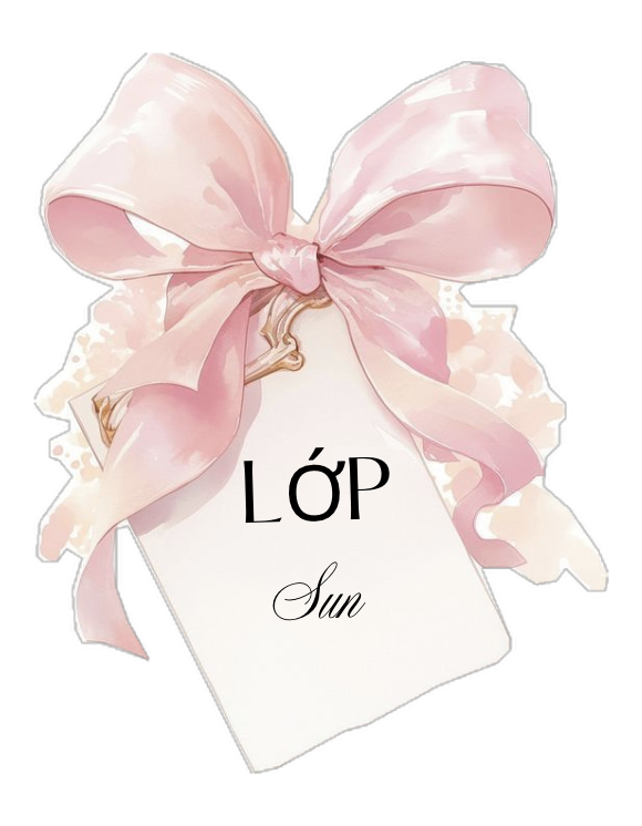 Tình yêu của các bé lớp Sun đến mẹ ngày 20/10