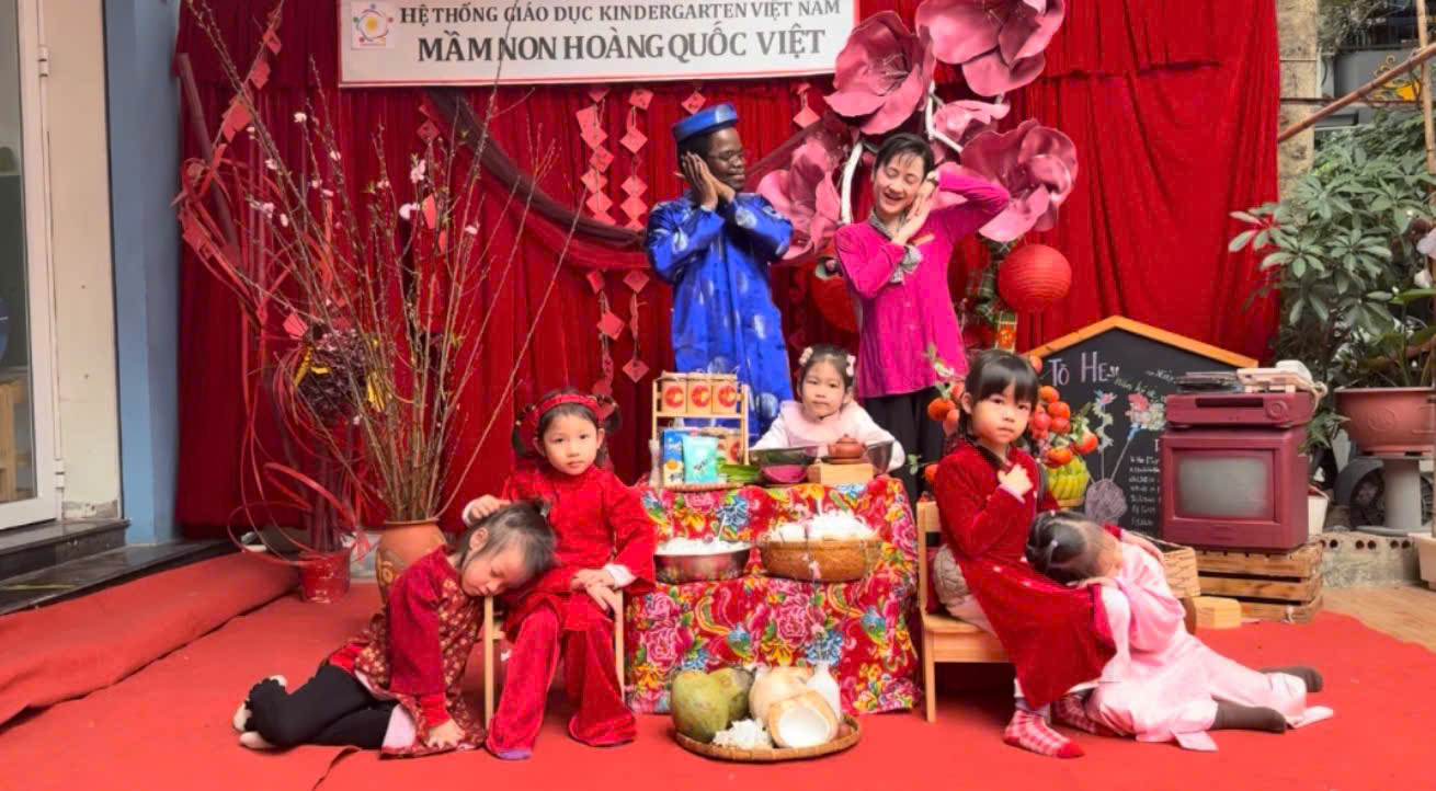 🎊 Xuân về rộn ràng tại Mầm non Hoàng Quốc Việt