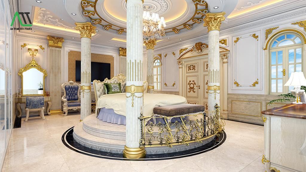 cách thi công phào chỉ nhựa PU