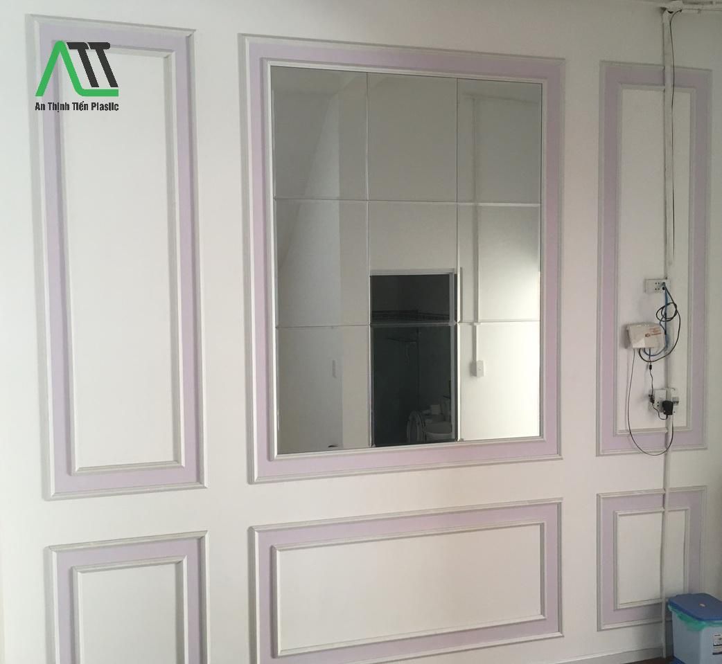 cách thi công phào chỉ nhựa PU