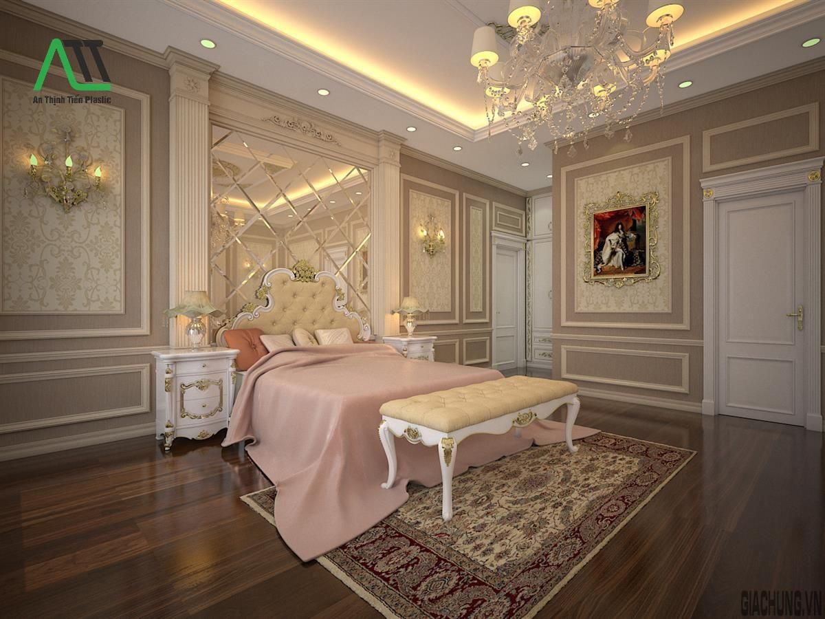 cách thi công phào chỉ nhựa PU