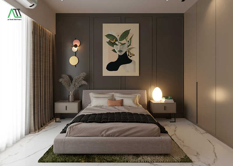 cách trang trí phòng ngủ cho nam