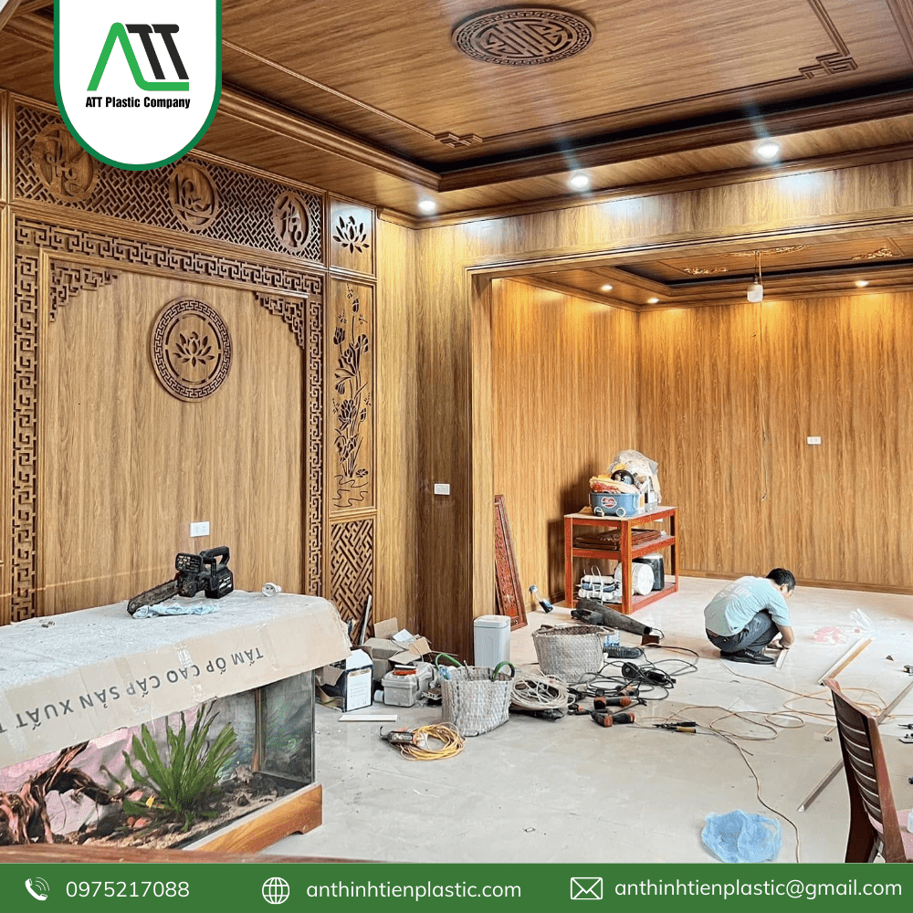 Cải tạo nhà cũ bằng tấm ốp Nano 