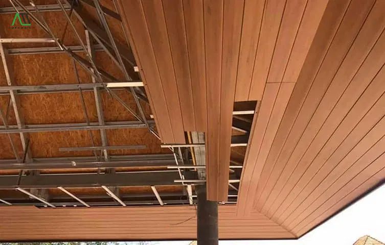 khung xương trong thi công tấm ốp trần