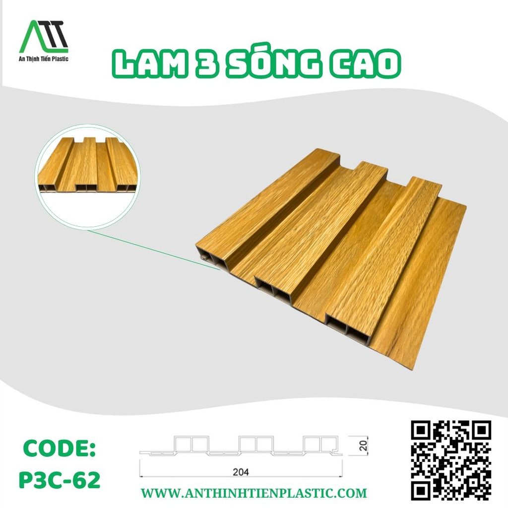 kích thước lam nhựa giả gỗ