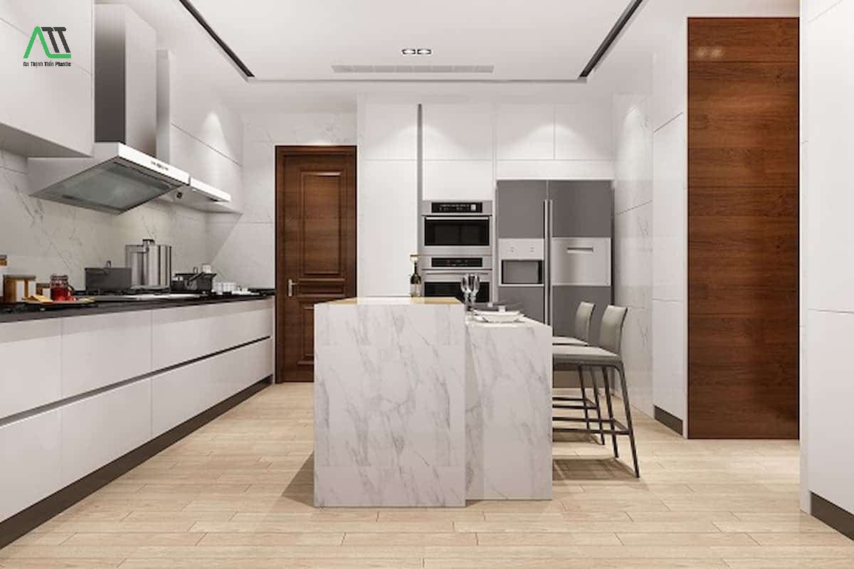 kích thước tấm nhựa giả gỗ ốp tường