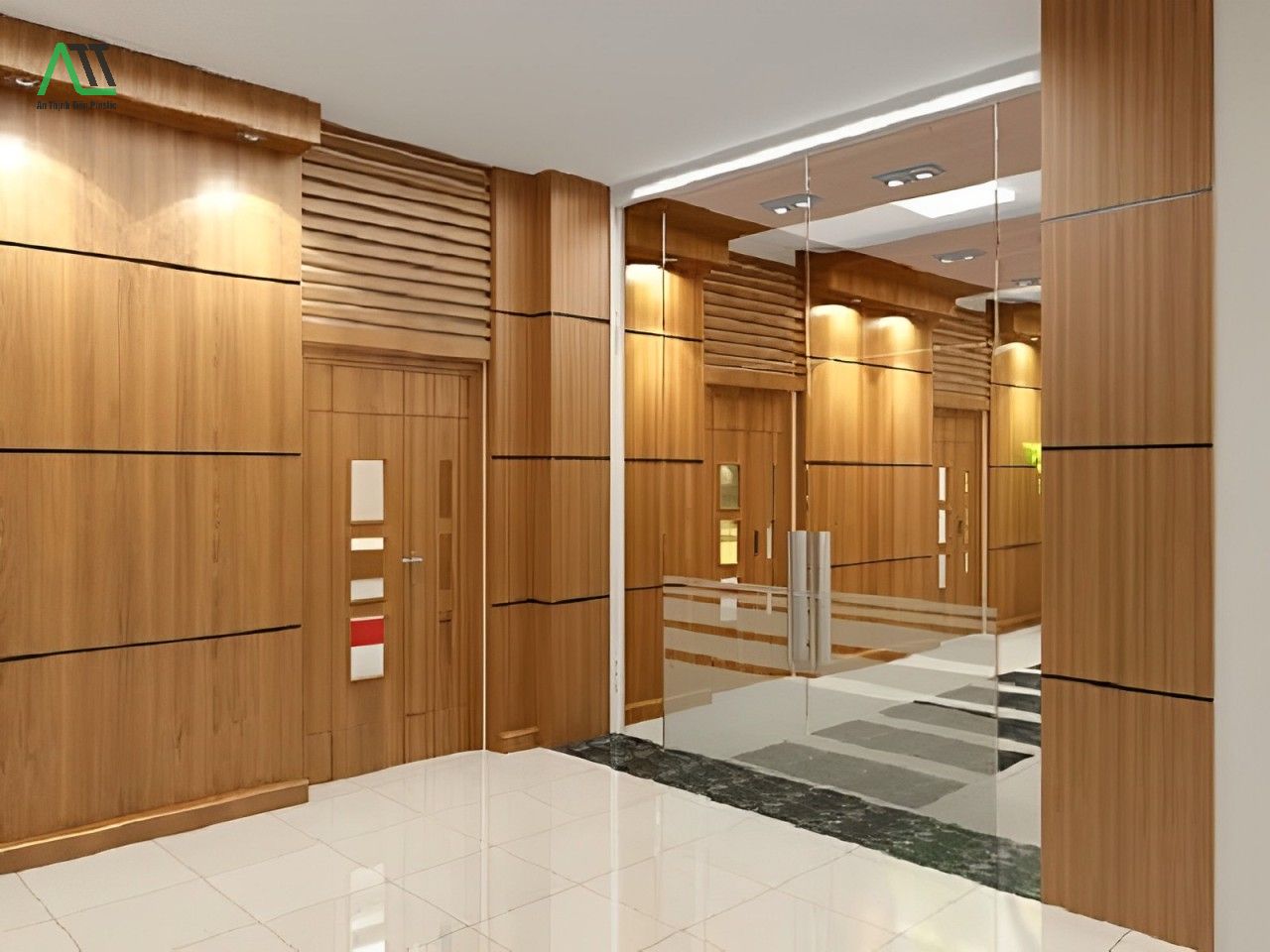 kích thước tấm nhựa giả gỗ ốp tường