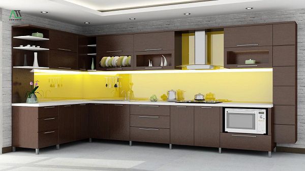 kính màu ốp tường