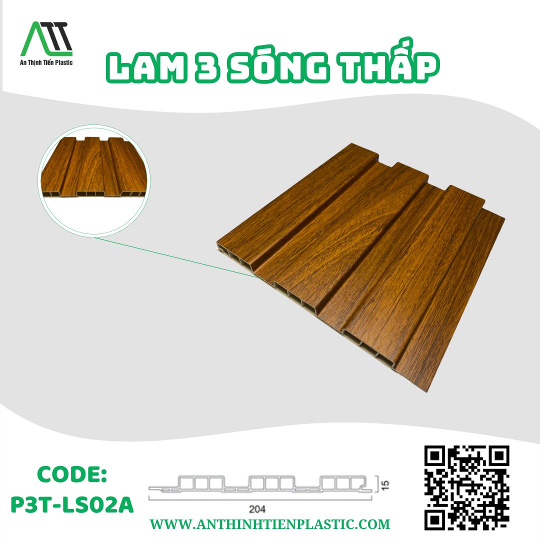 Mẫu lam 3 sóng thấp
