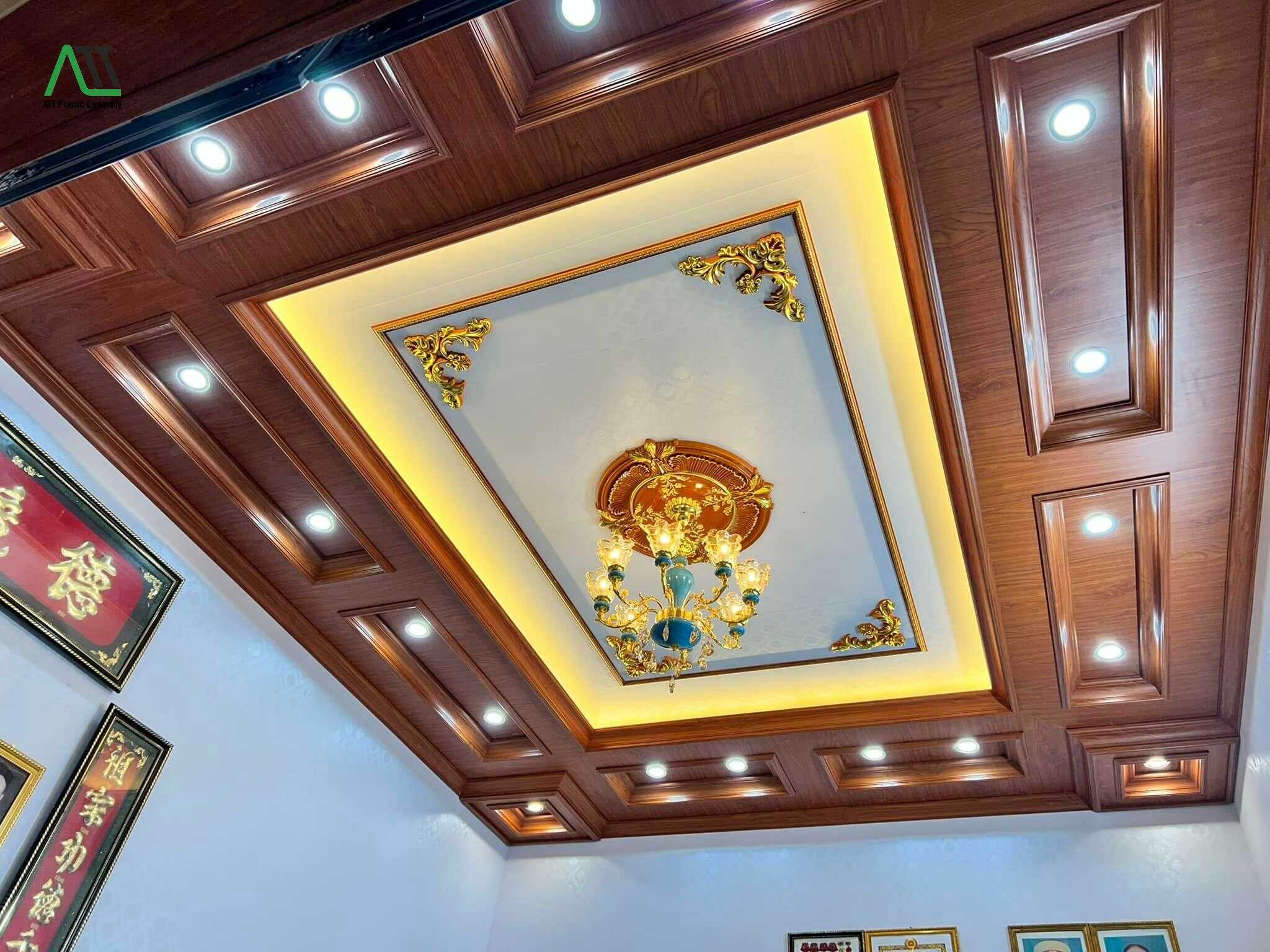 mẫu trần nhựa nano phẳng đẹp
