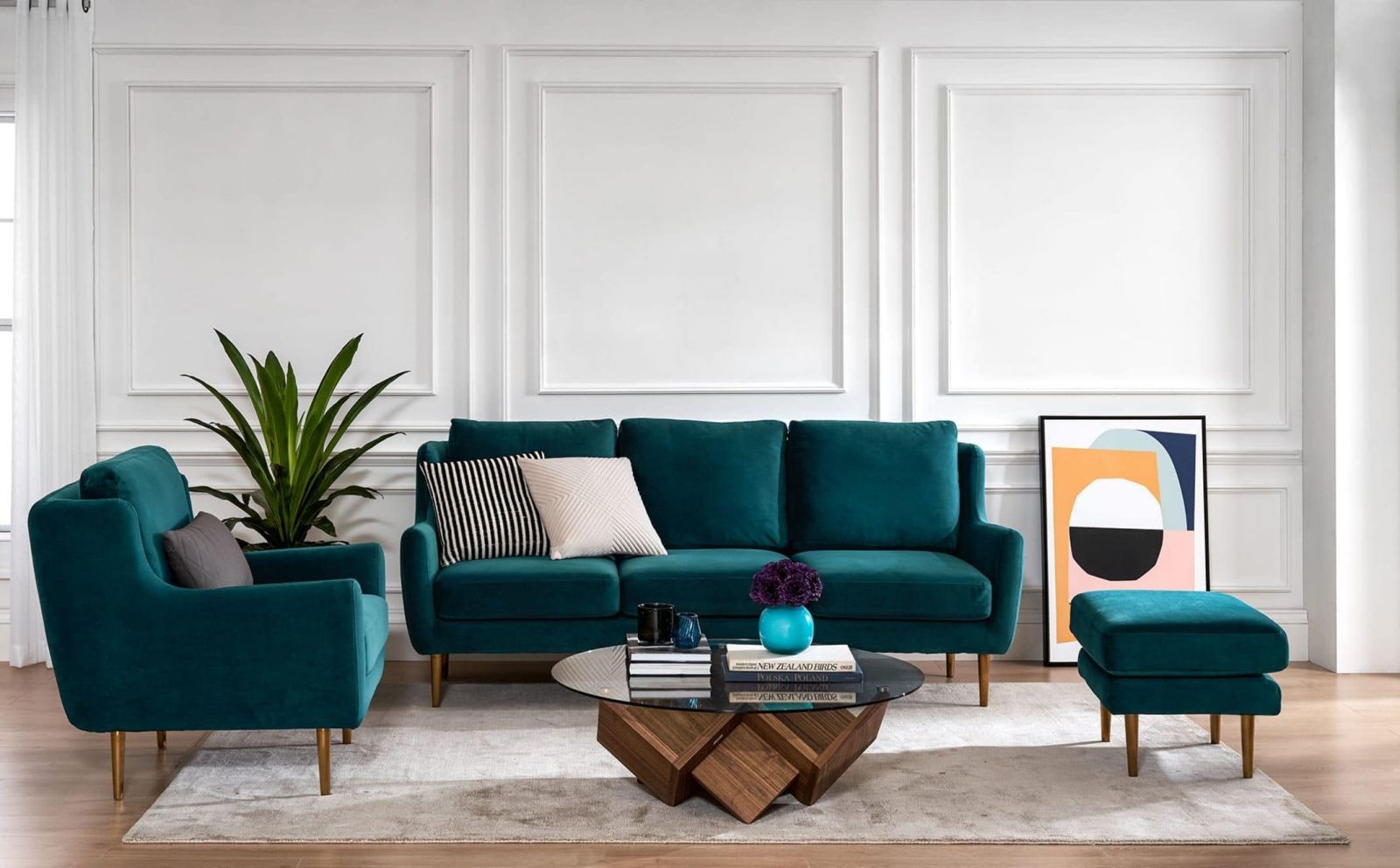 Ghế sofa phòng khách hợp mệnh Thủy