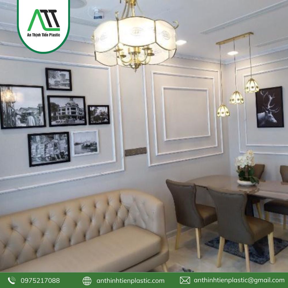 phào chỉ lưng tường