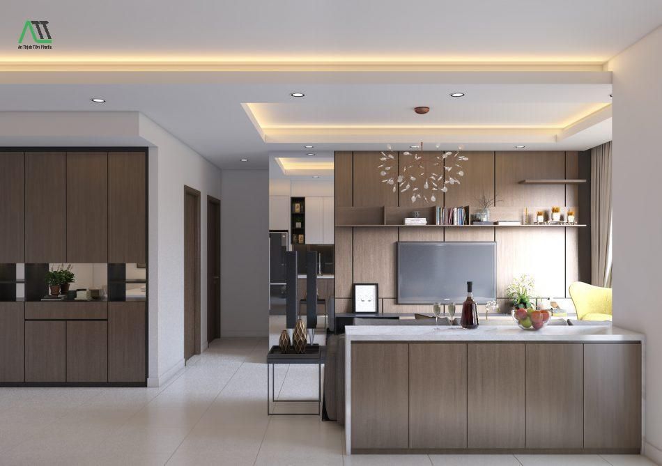 phong cách nội thất hiện đại tối giản