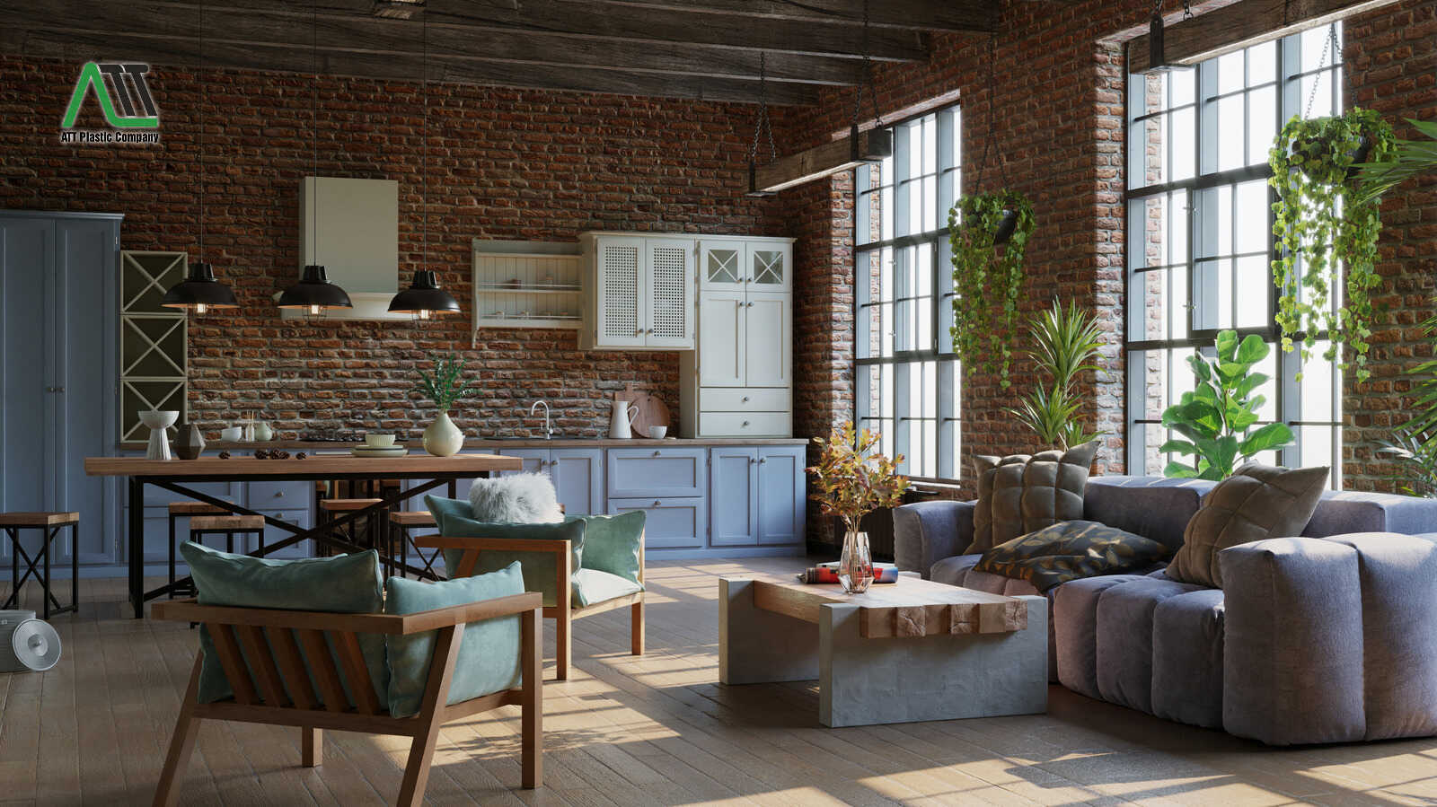 Phong cách nội thất Industrial