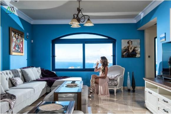 phong cách nội thất santorini