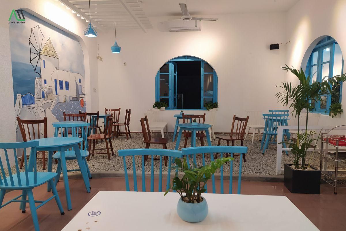 phong cách nội thất santorini