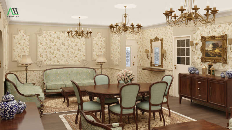 phong cách nội thất vintage