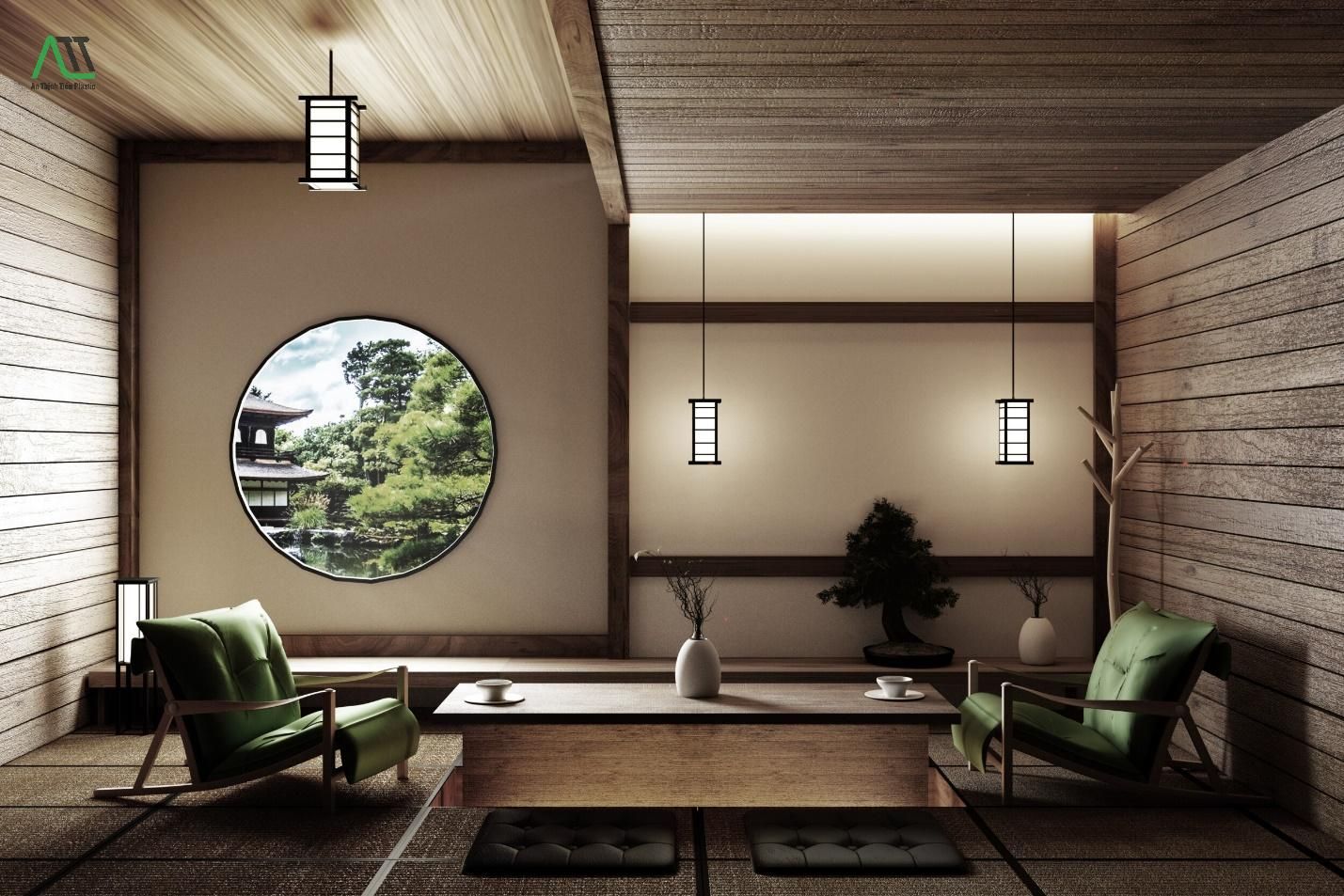 phong cách nội thất zen