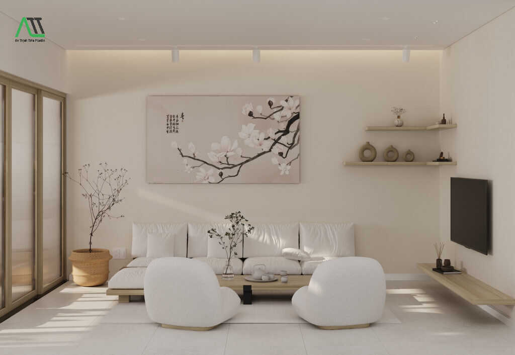 phòng khách kiểu nhật