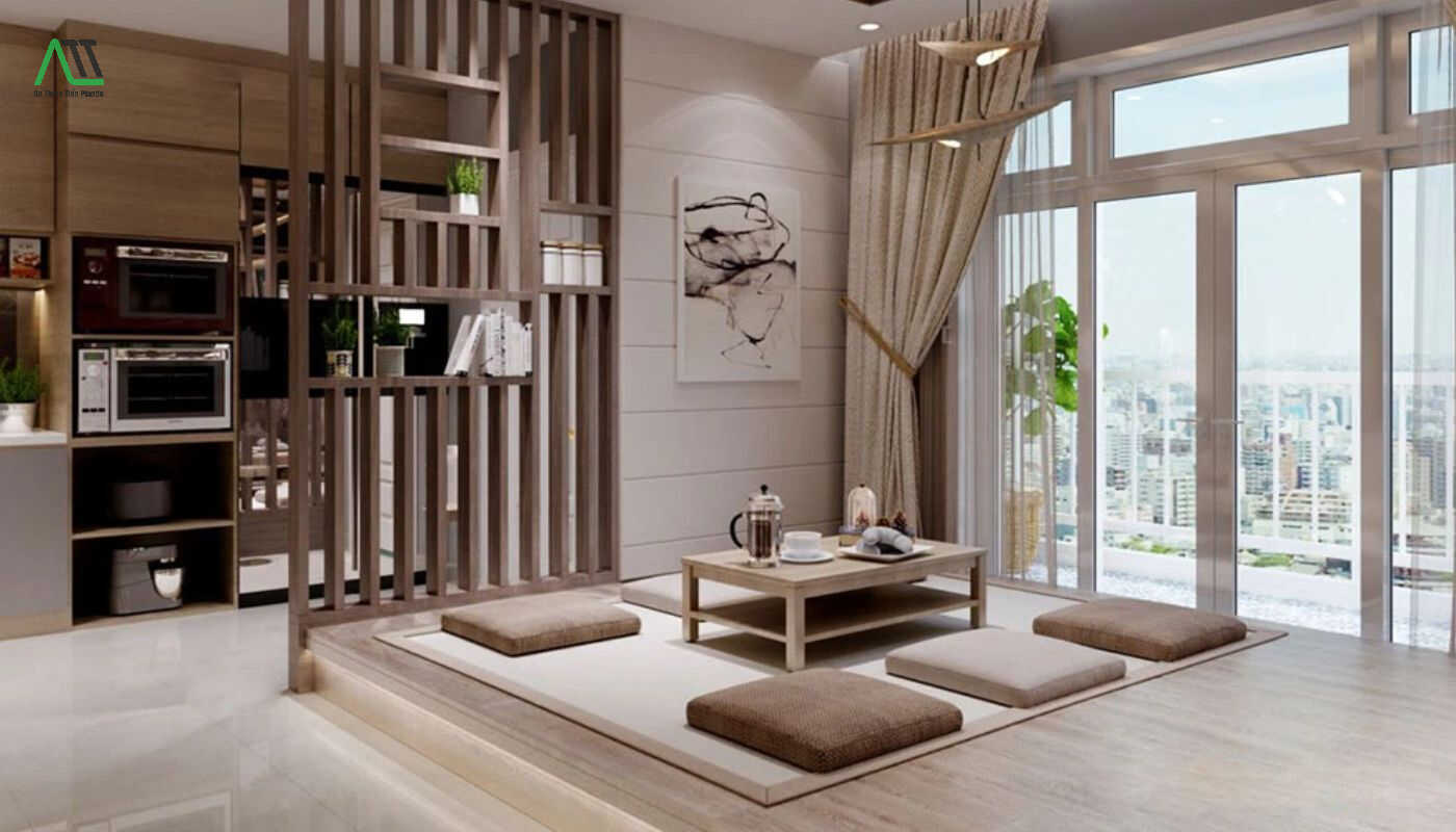 phòng khách kiểu nhật