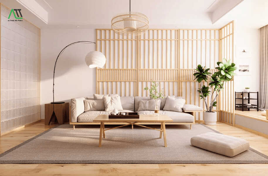 phòng khách kiểu nhật