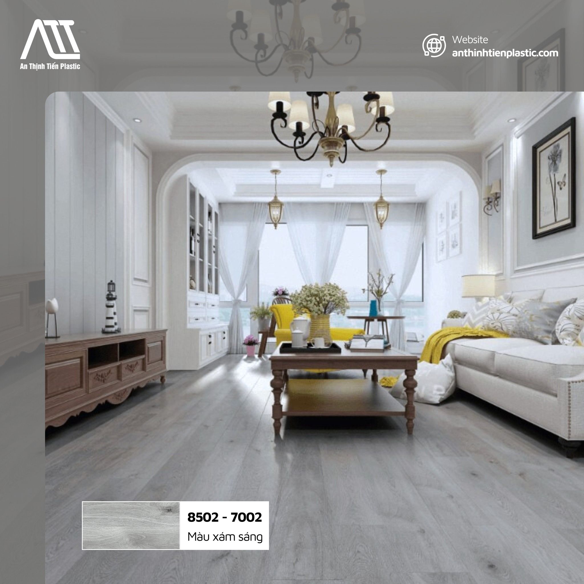 sàn gỗ phòng khách