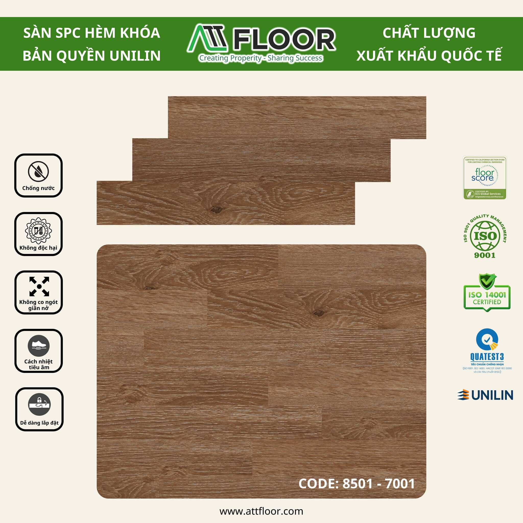 sàn hèm khóa Unilin ATT 