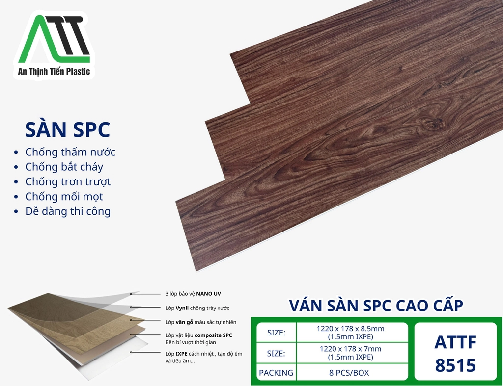 sàn nhựa giả gỗ cho nhà trọ