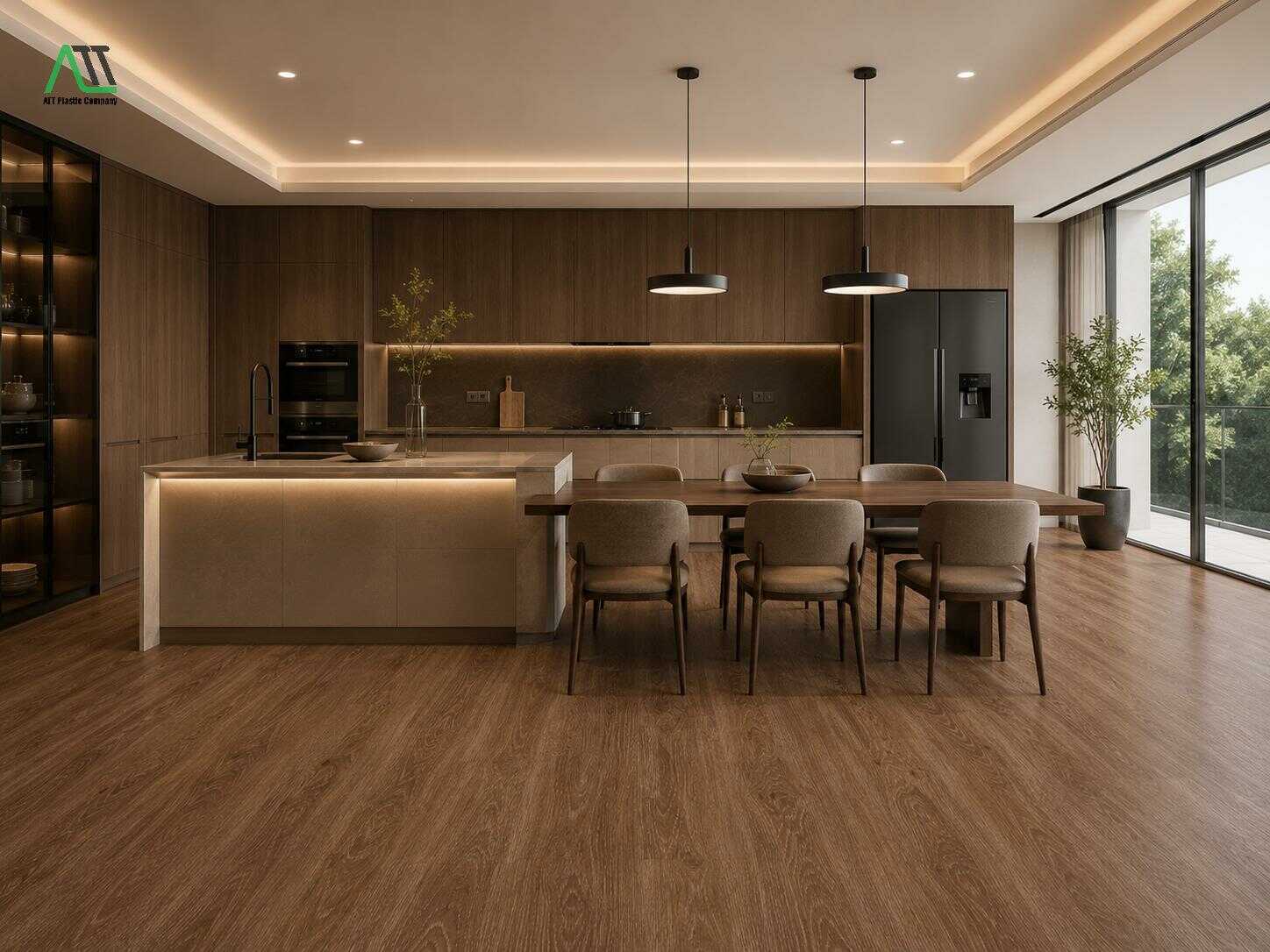  sàn nhựa giả gỗ hèm khóa 