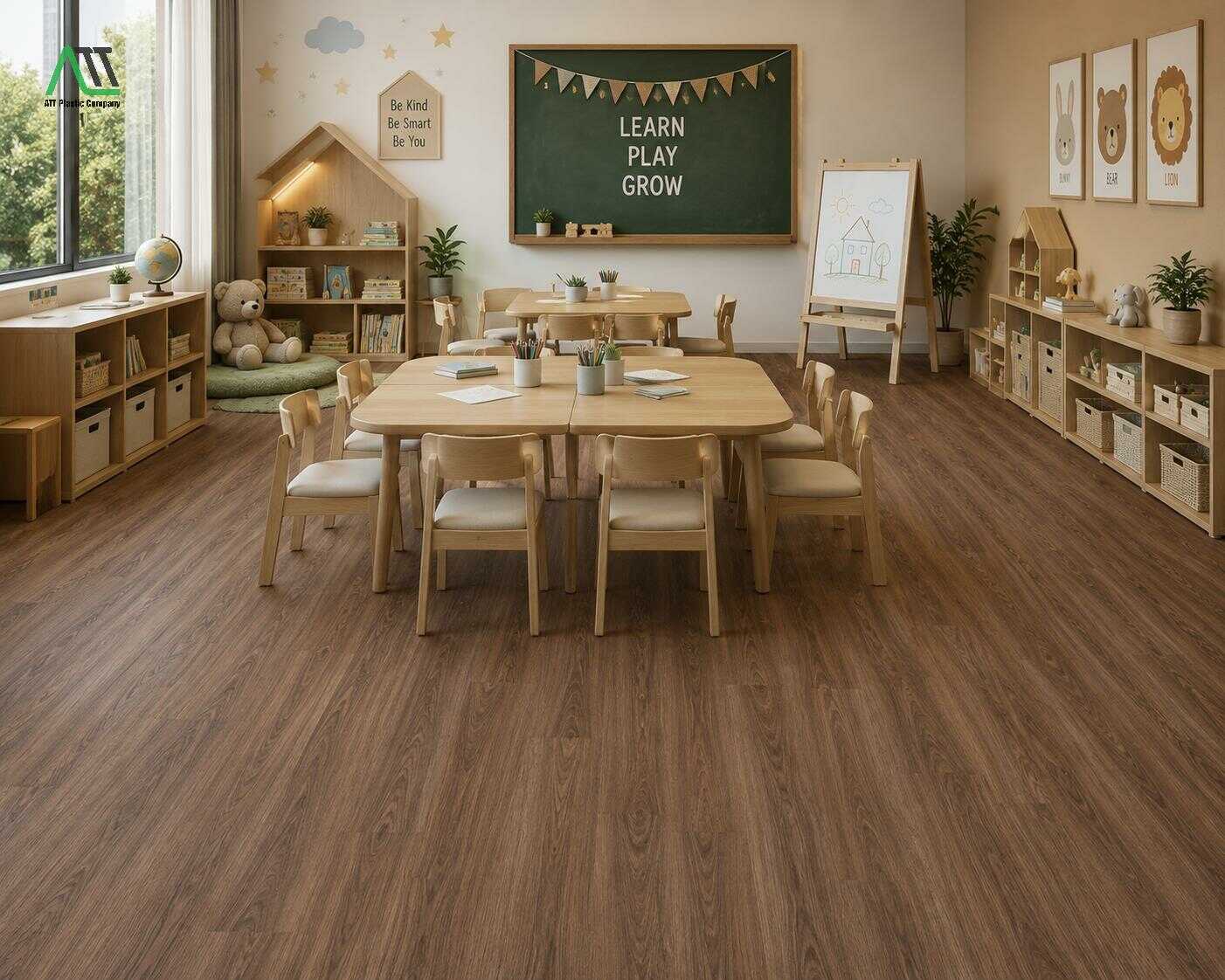  sàn nhựa giả gỗ hèm khóa 