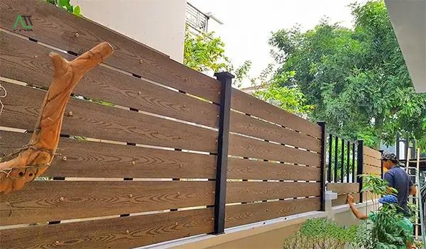 sàn nhựa giả gỗ ngoài trời