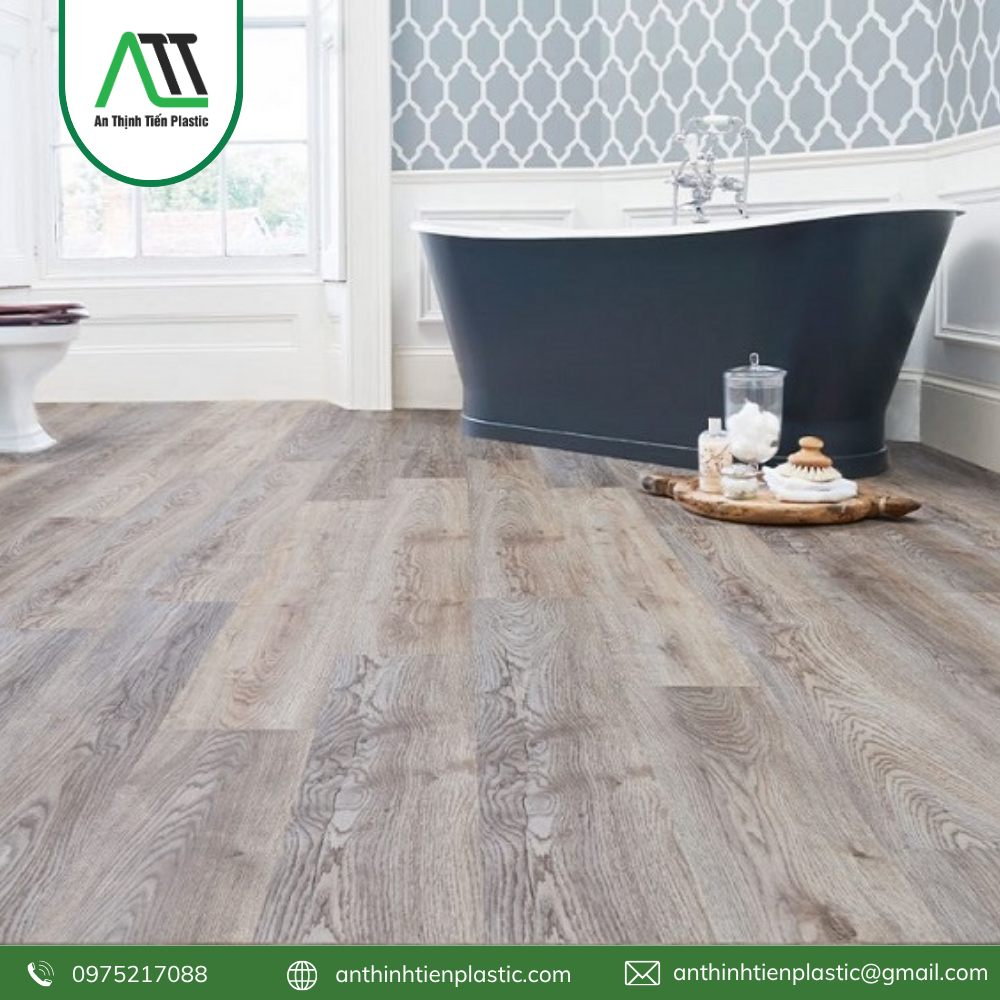 sàn nhựa hèm khóa cho nhà tắm