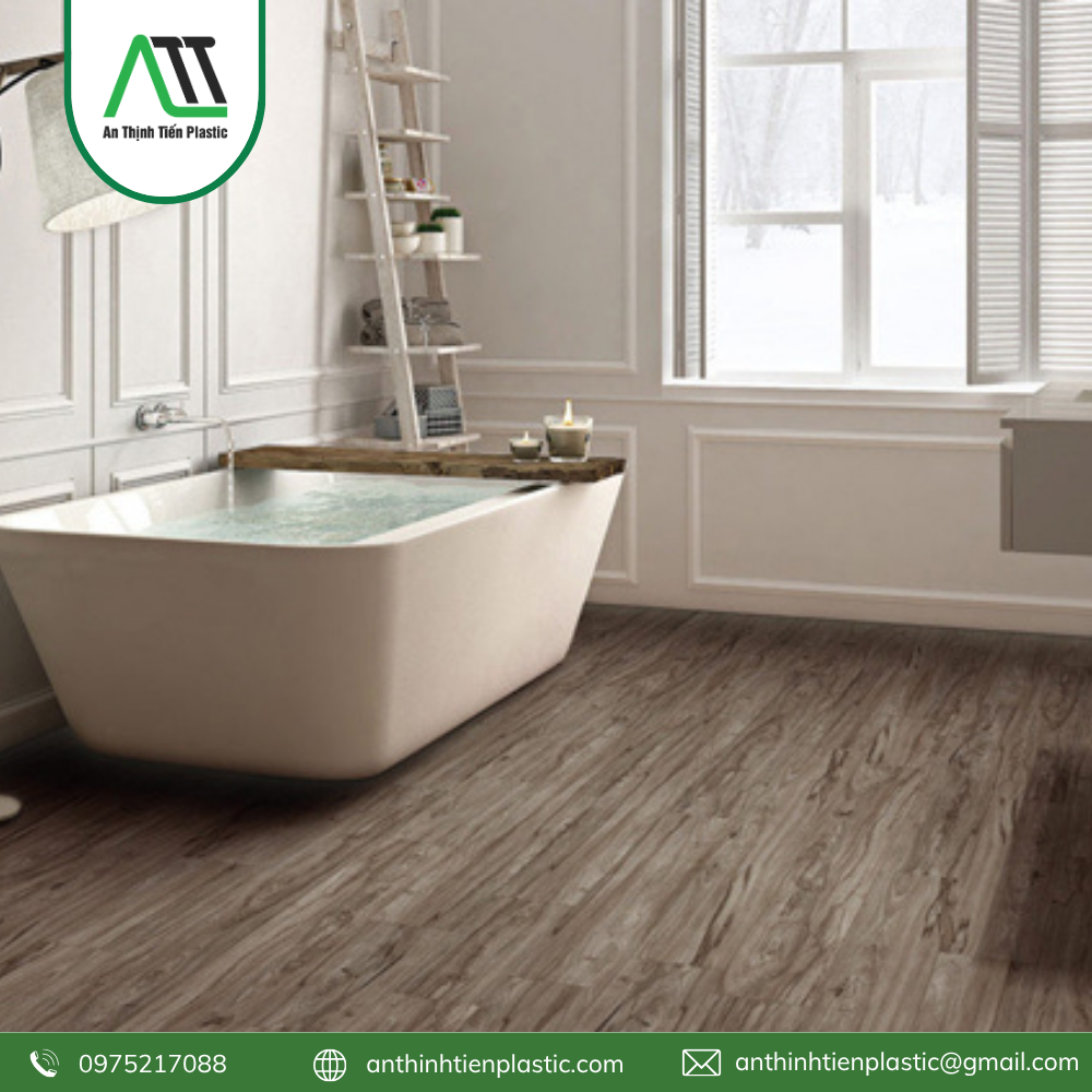 sàn nhựa hèm khóa cho nhà tắm
