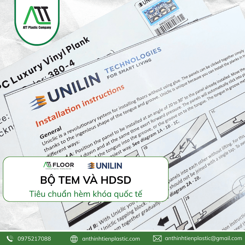 sàn nhựa Unilin