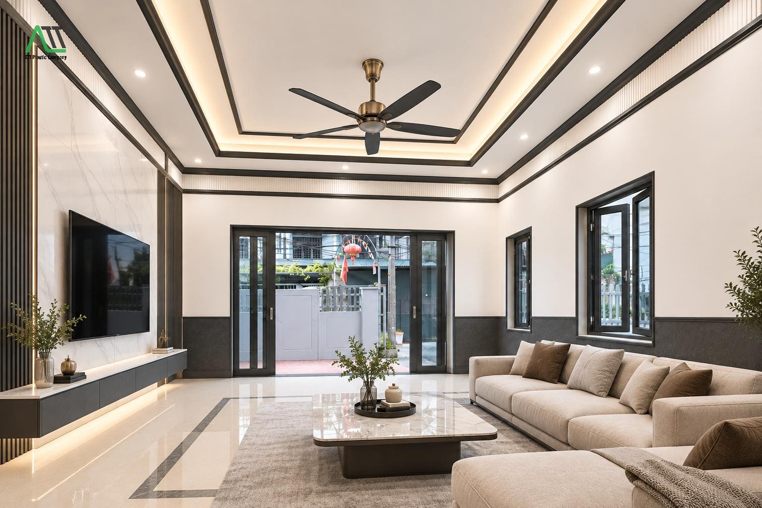 tấm nano phòng khách