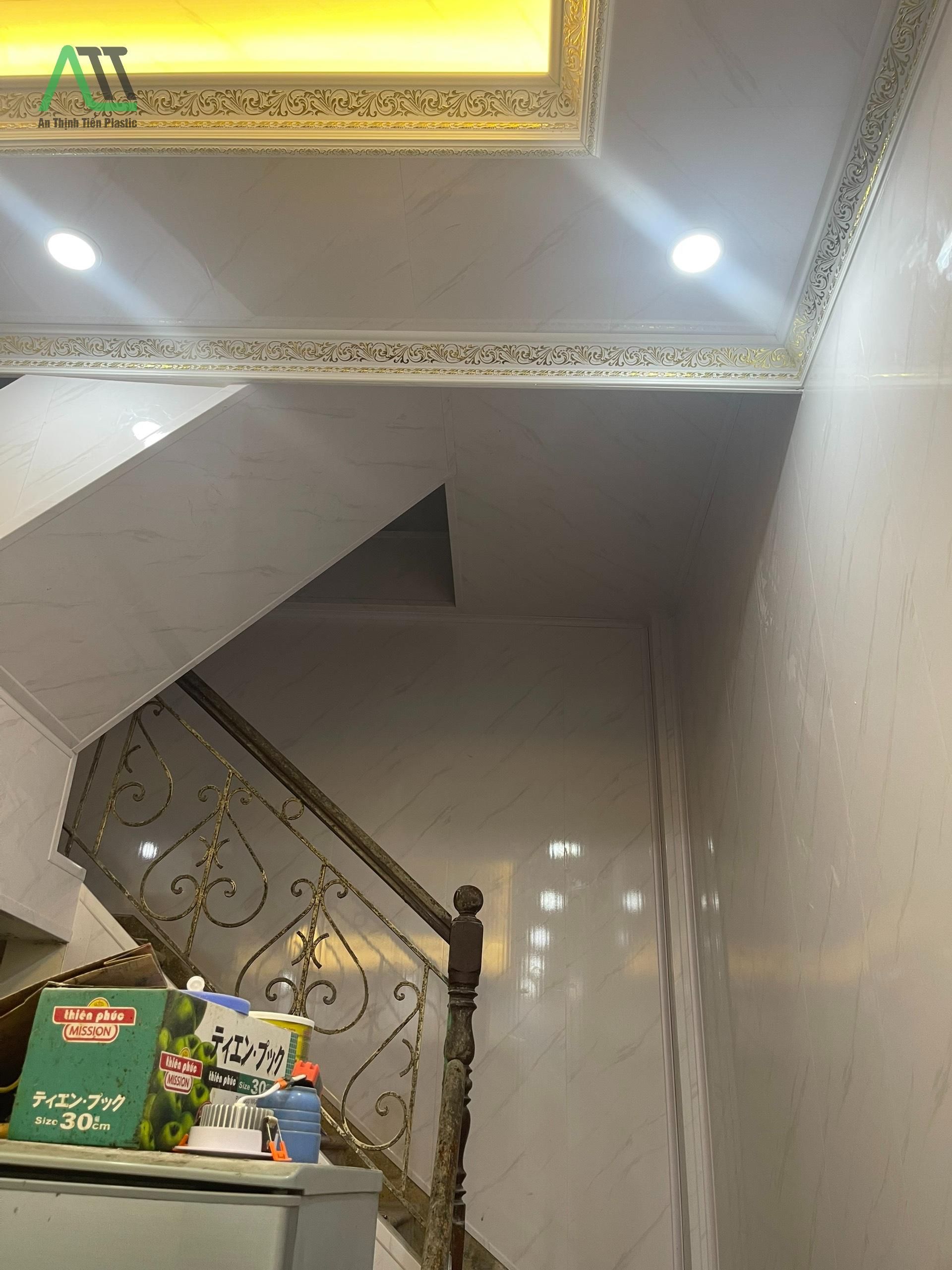 tấm pvc vân đá ốp tường