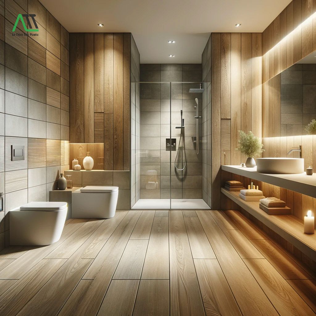 tấm pvc vân gỗ ốp tường