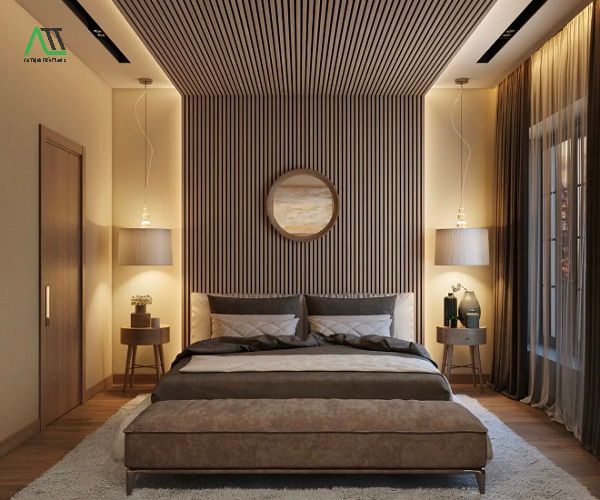 tấm PVC vân gỗ ốp tường