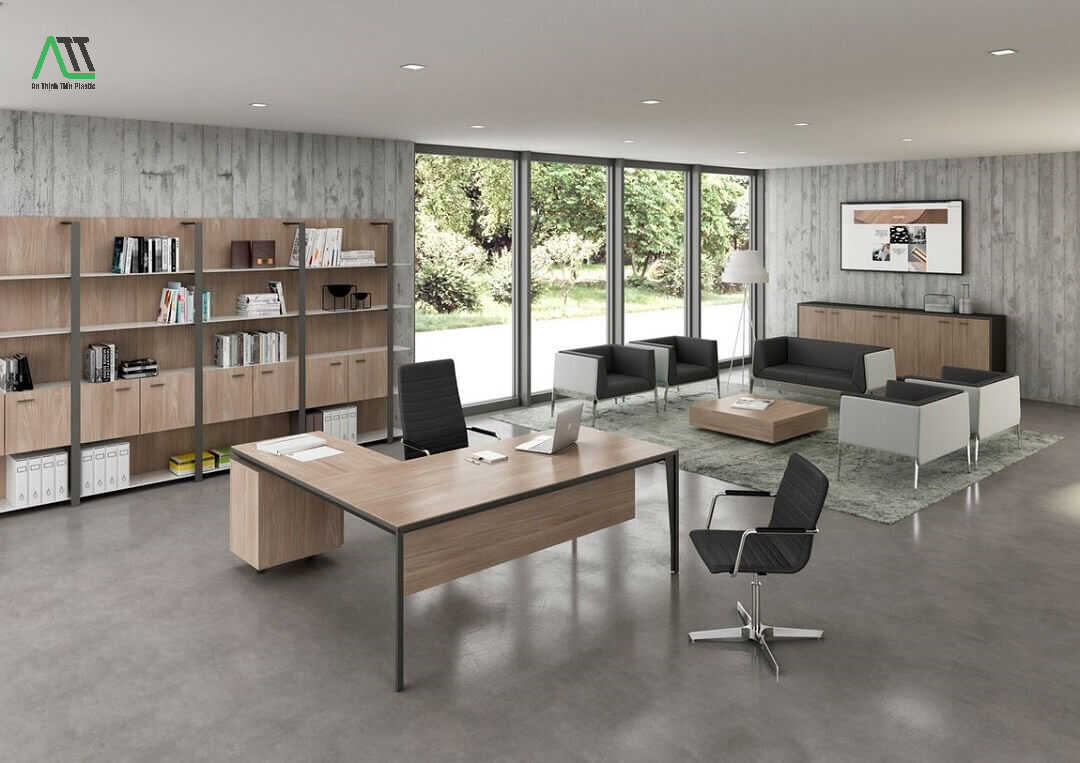  thiết kế nội thất văn phòng phong cách tối giản