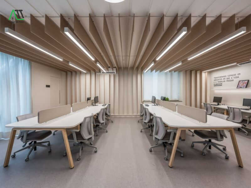  thiết kế nội thất văn phòng phong cách tối giản