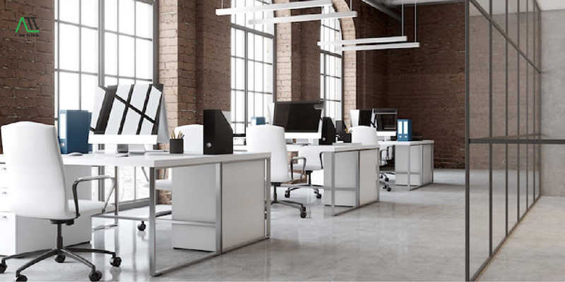  thiết kế nội thất văn phòng phong cách tối giản