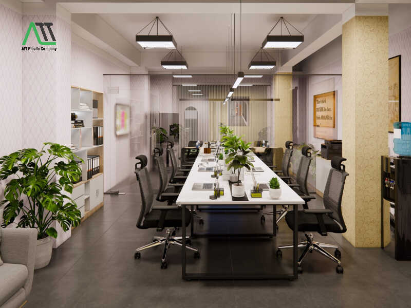 thiết kế văn phòng không gian mở