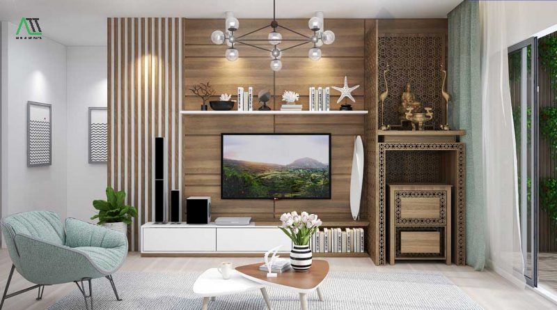 trang trí nhà bằng tấm ốp