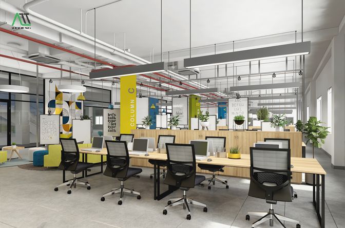 vật liệu lát sàn văn phòng