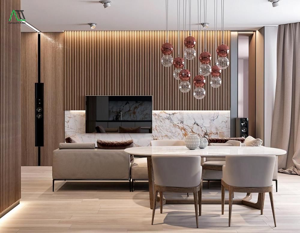 vật liệu ốp tường trong nhà