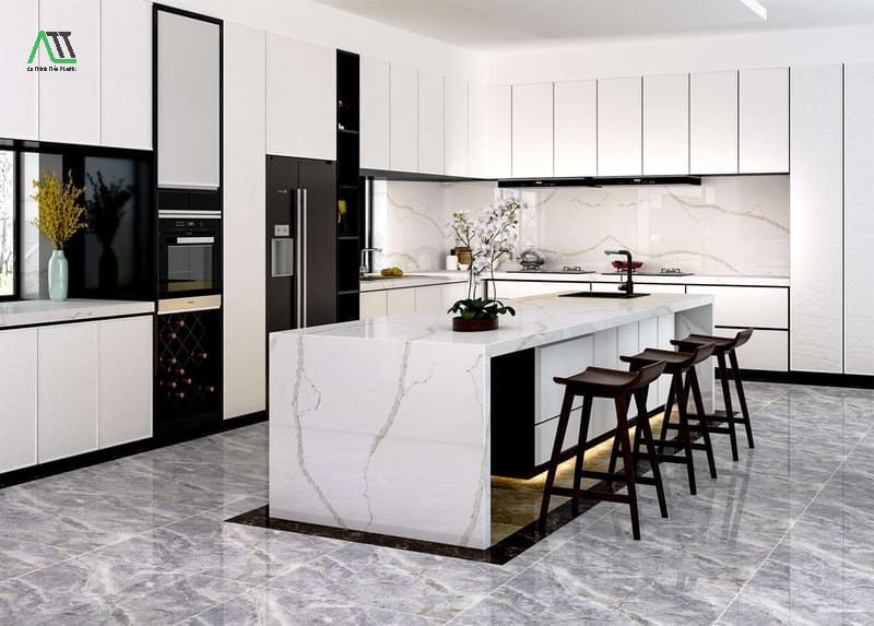 vật liệu ốp tường nhà bếp