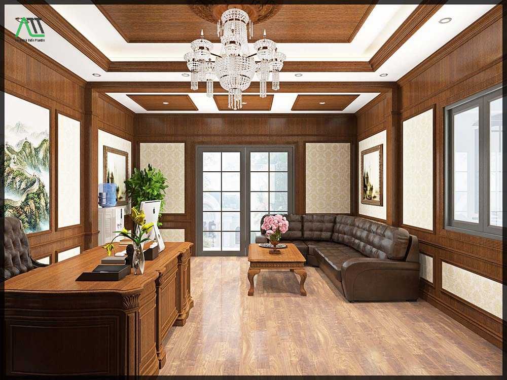 vệ sinh tấm nhựa giả gỗ ốp tường