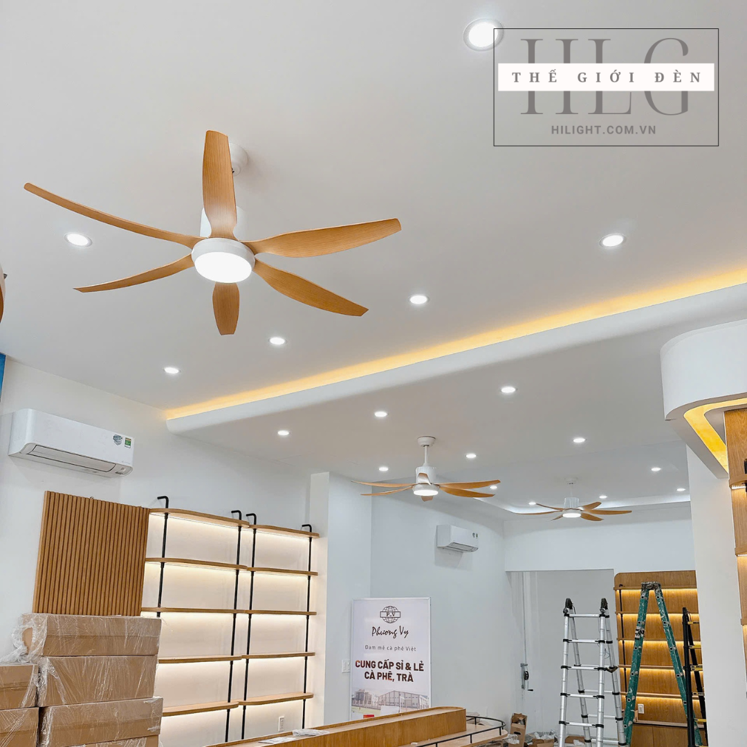 quạt trần 6 cánh 