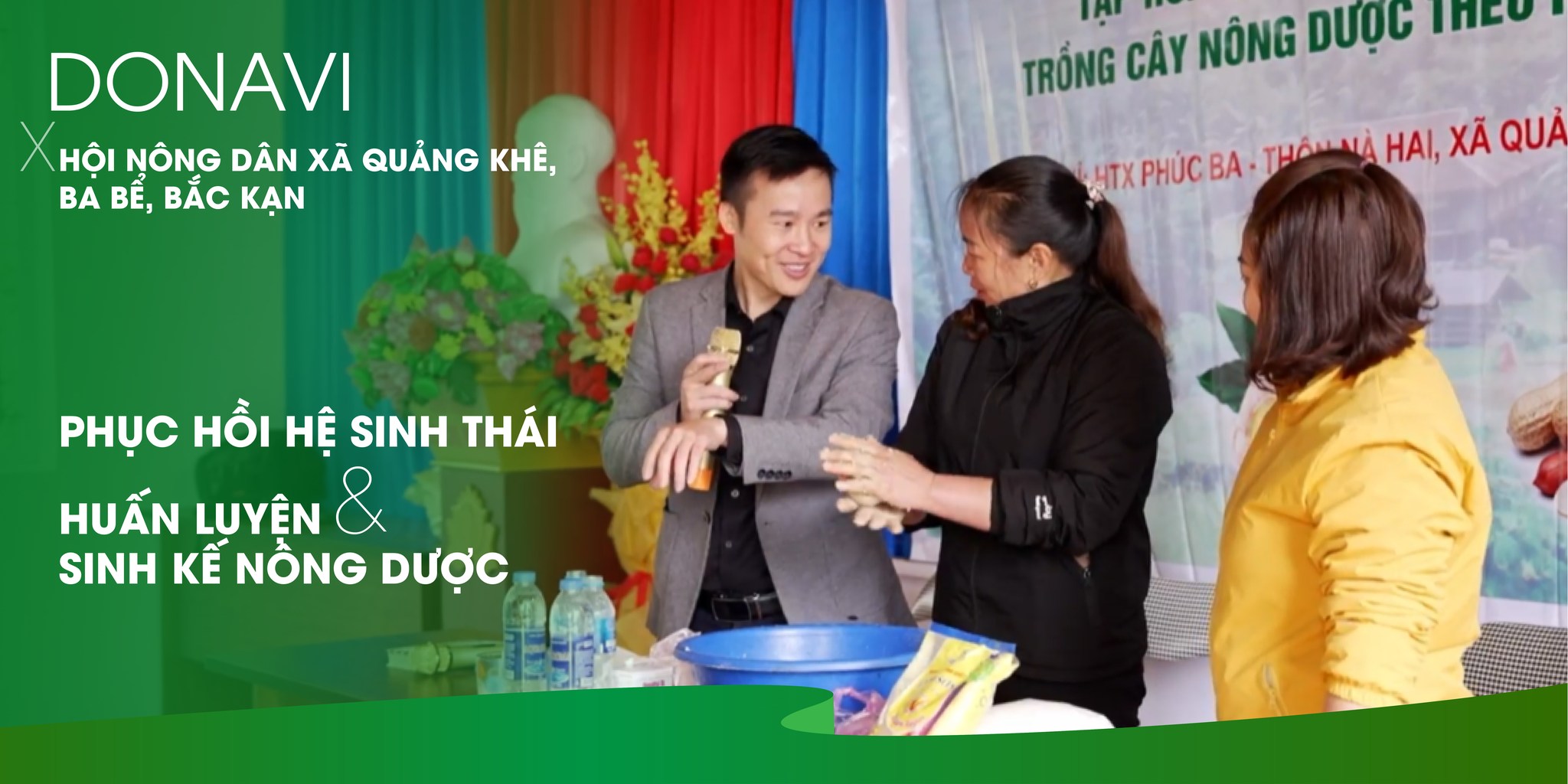 DONAVI x HỘI NÔNG DÂN XÃ QUẢNG KHÊ, BA BỂ, BẮC KẠN