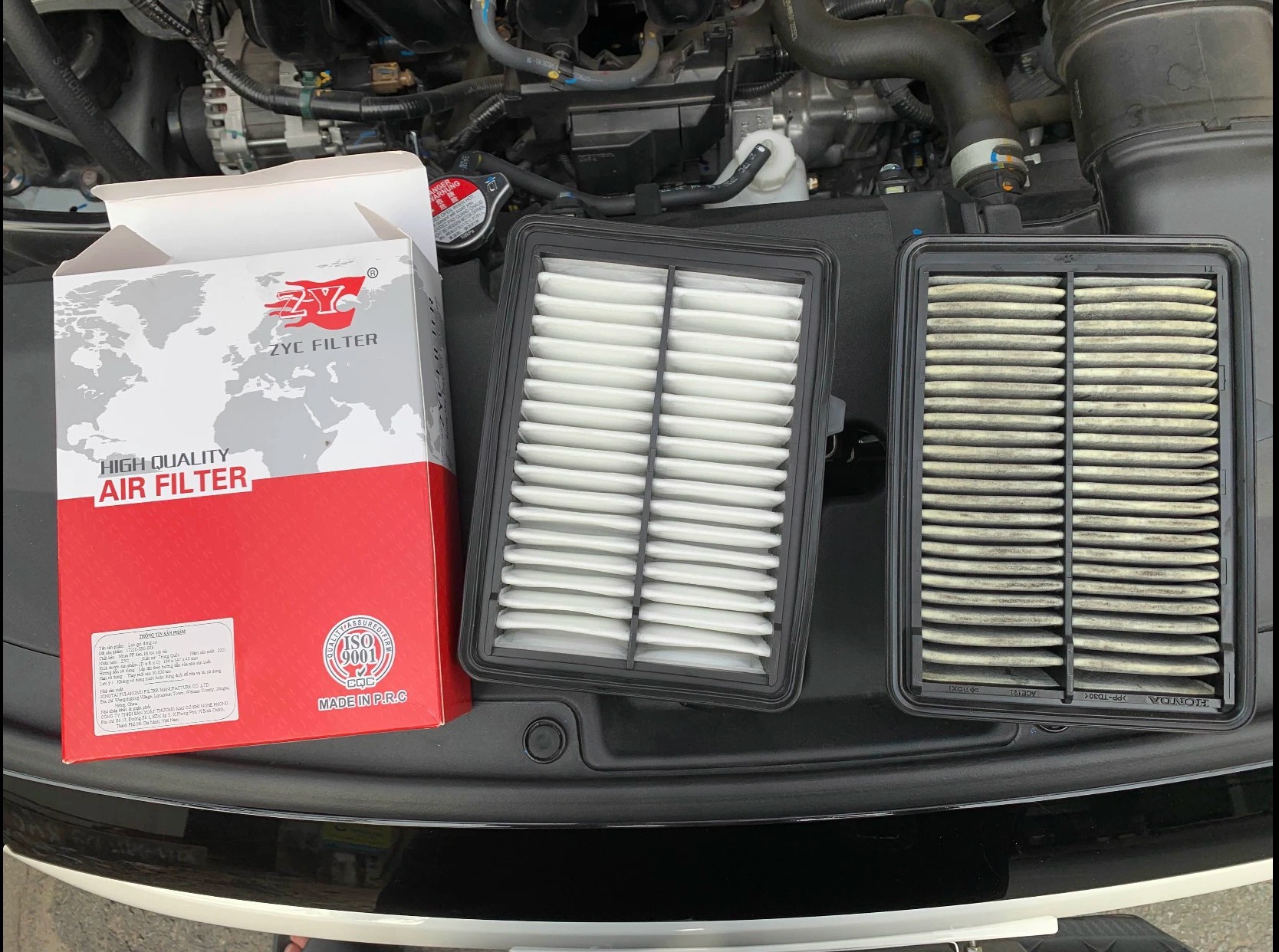 Lọc gió động cơ HONDA City (rs), BR-V, HR-V bản G đời 2022~ (Mã: 17220-5R0-008)